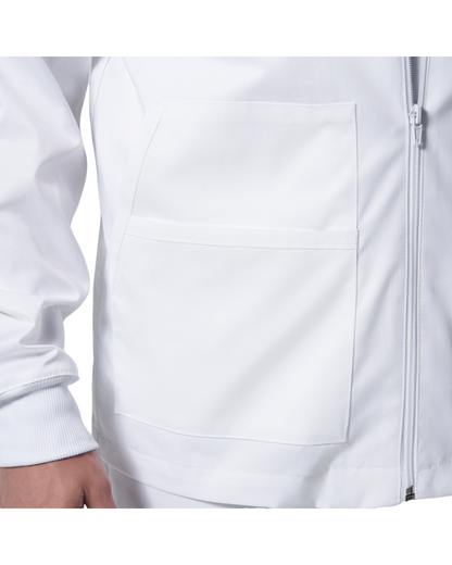 Vue de la poche latérale de la veste de survêtement pour hommes Landau Proflex #LJ702 .