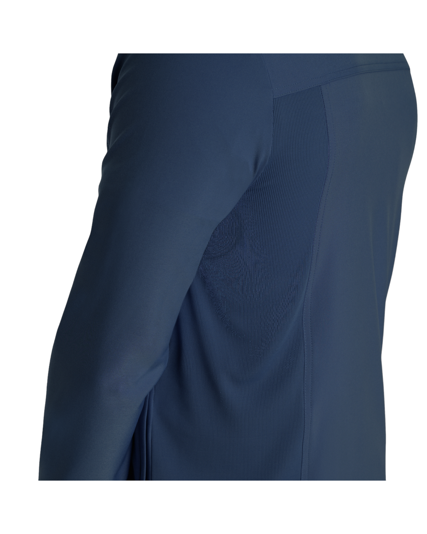 Vue latérale de la veste de survêtement pour hommes à fermeture éclair Landau Forward #LJ703 couleur Marine