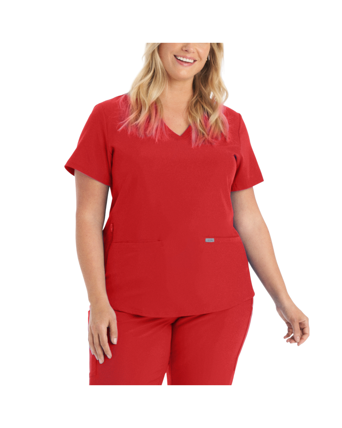  Landau Forward Women's 3-Pocket V-Neck Scrub Top #LT100