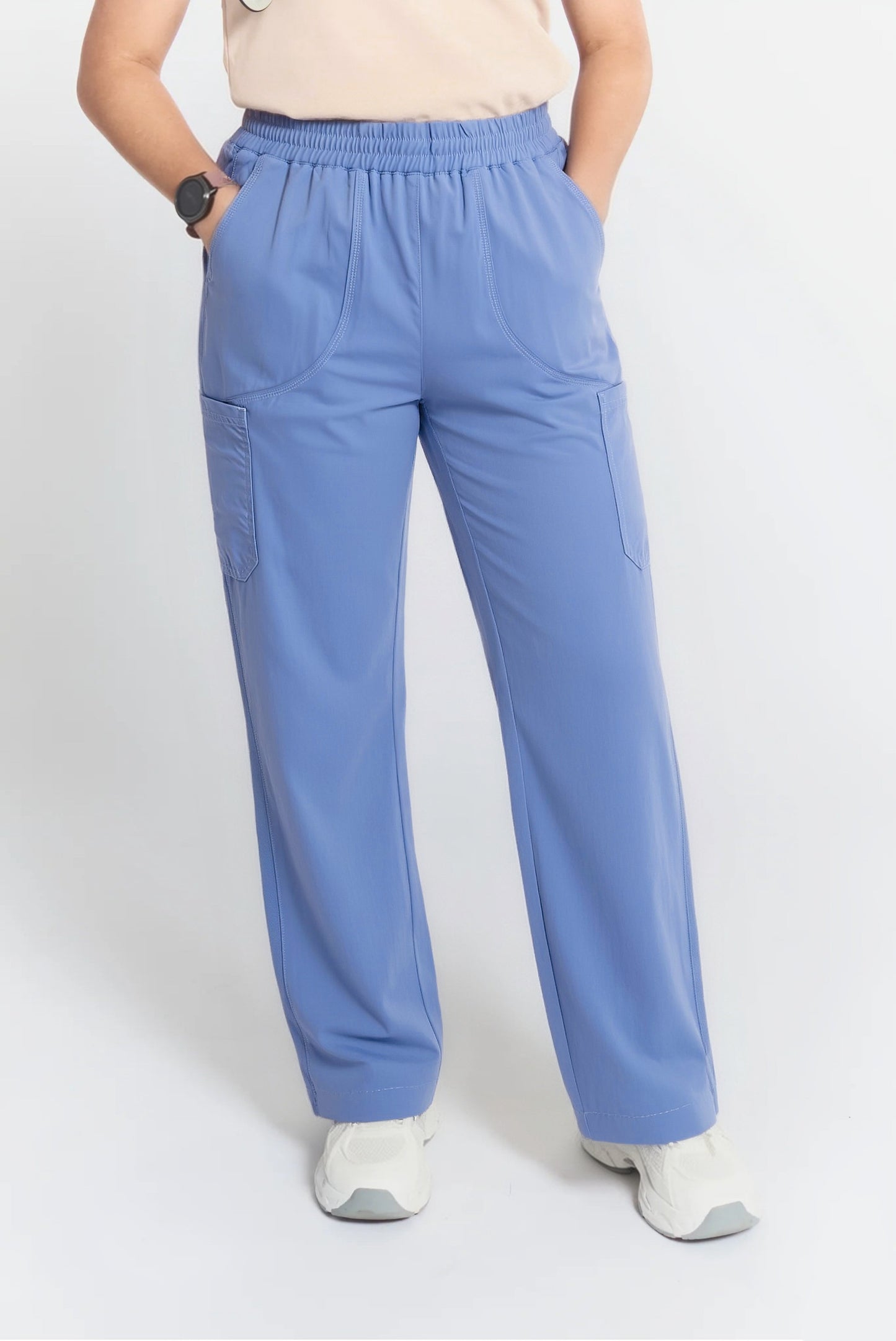 Mona pantalon  de travail à coupe droite pour femme par WIIONE