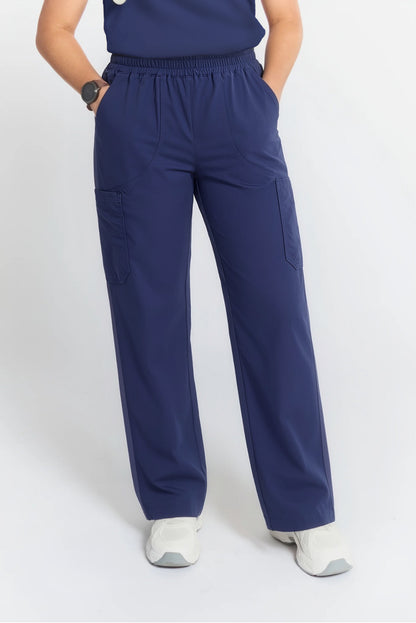 Mona pantalon  de travail à coupe droite pour femme par WIIONE