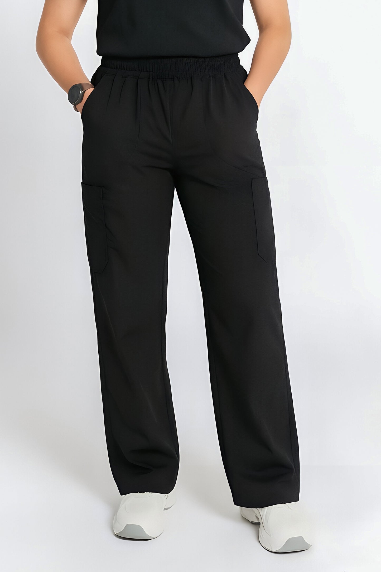 Mona pantalon  de travail à coupe droite pour femme par WIIONE