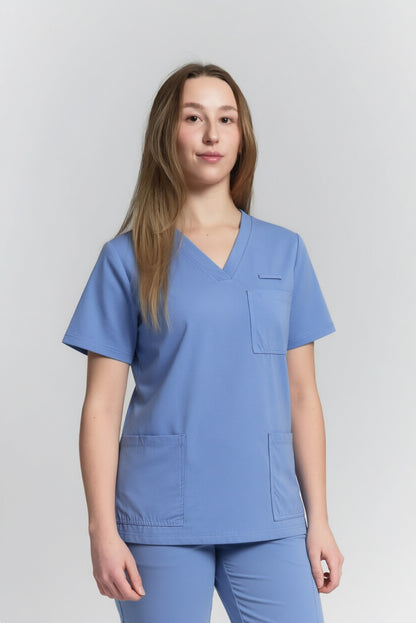 Rebecca haut d'uniforme médical manches courtes par WIIONE