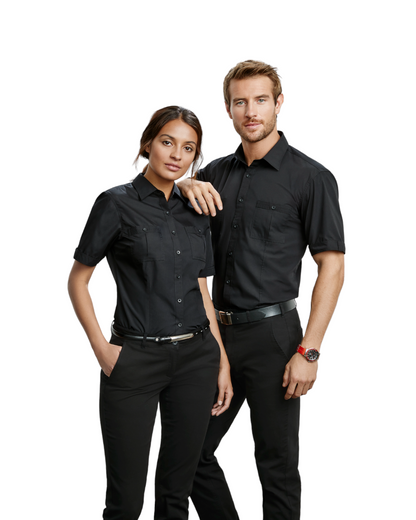 Chemise à manches courtes Bondi pour hommes Fashion Biz #S306MS
