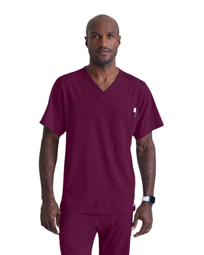 Men's v-neck 3-pocket Thesis uniform top Skechers™ by Barco SK0112X
