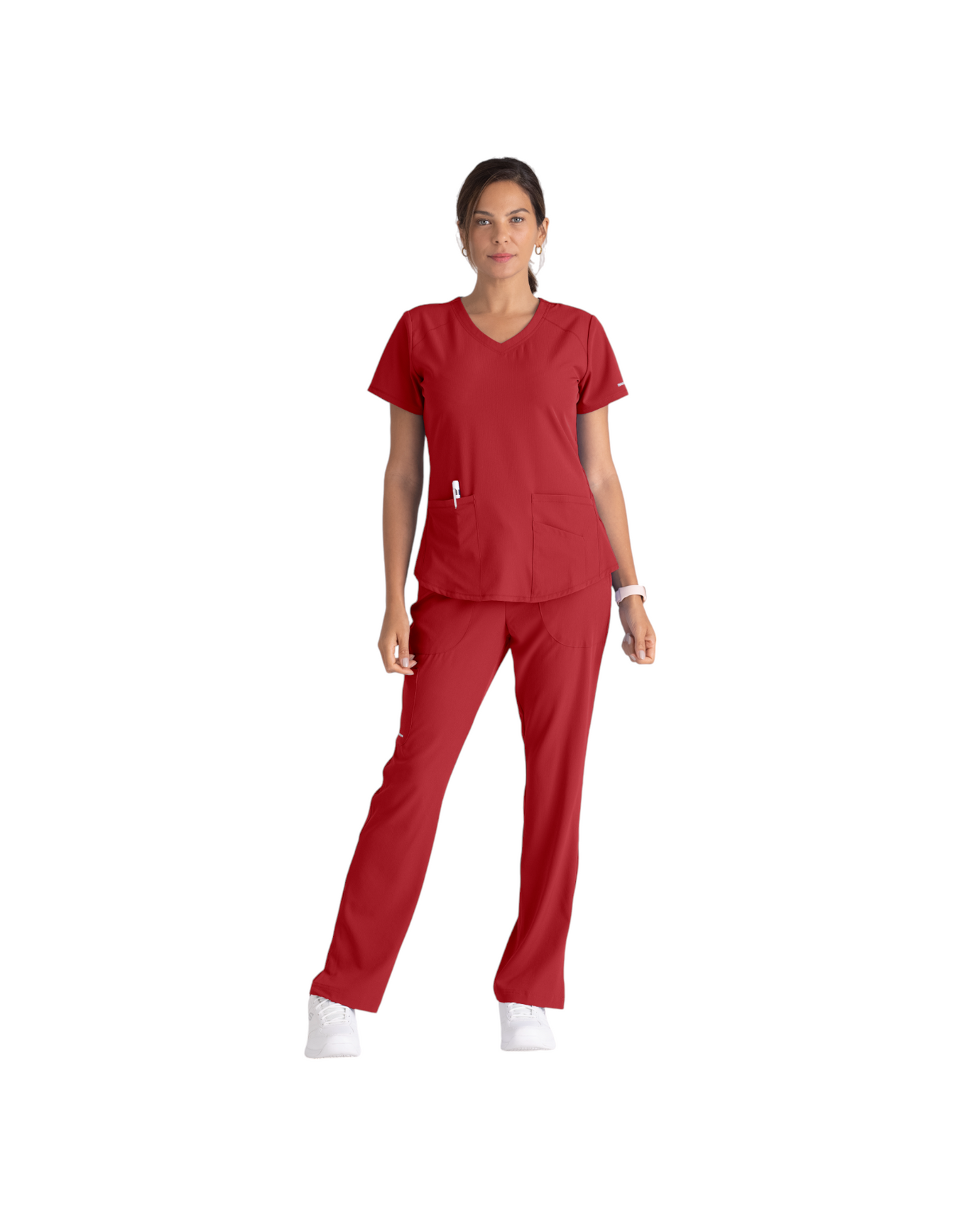 Women's Medical Uniform Top with 3 Pockets and Curved V-Neck Breeze SKECHERS SK101