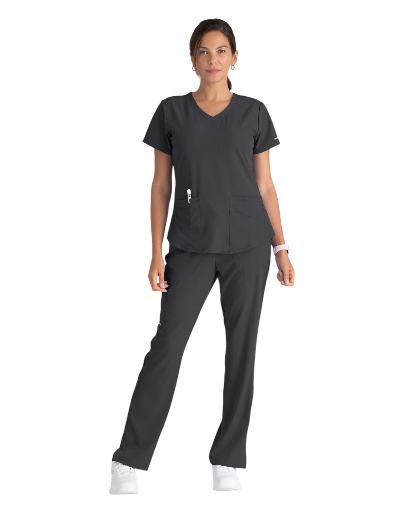 Women's Medical Uniform Top with 3 Pockets and Curved V-Neck Breeze SKECHERS SK101X