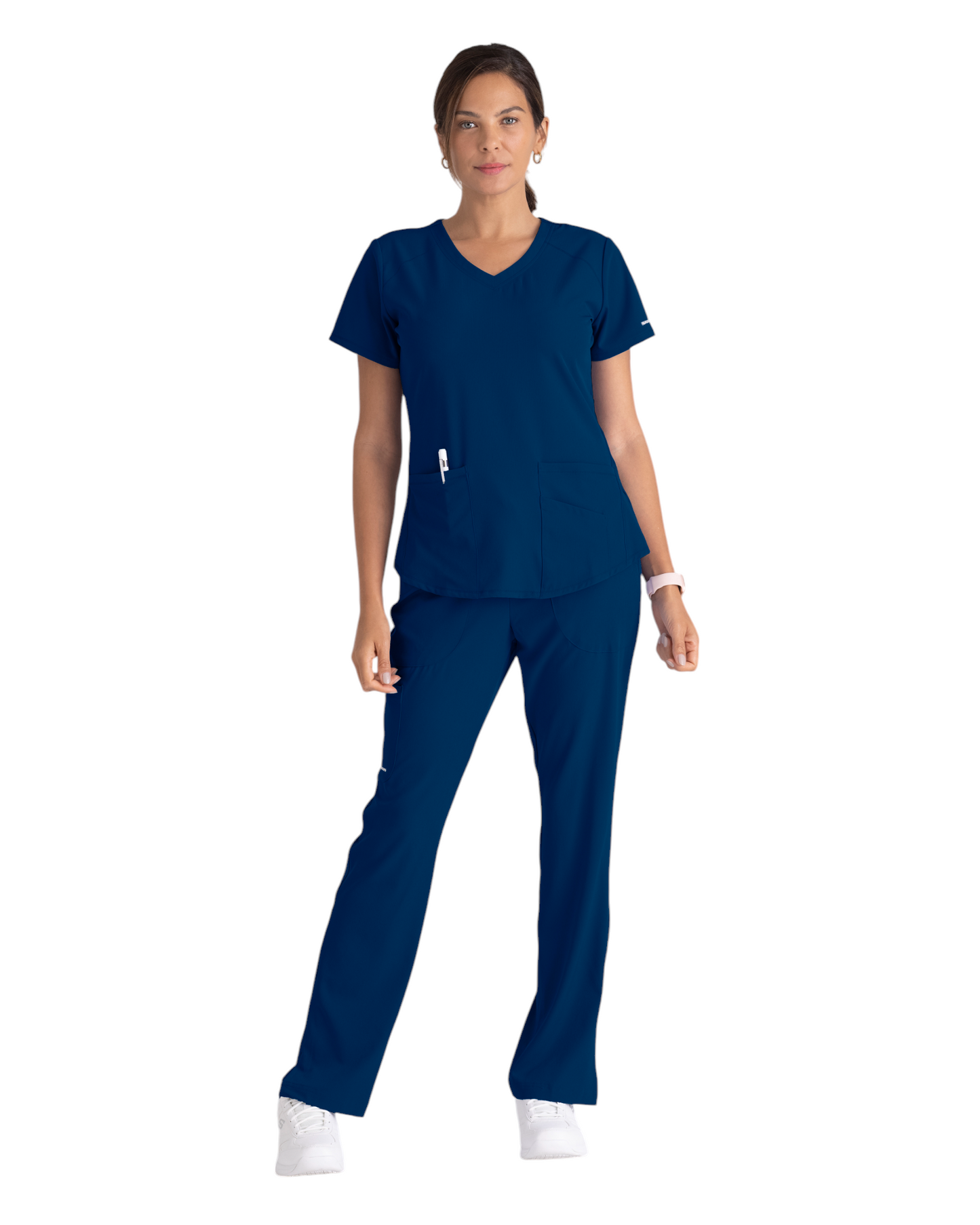 Women's Medical Uniform Top with 3 Pockets and Curved V-Neck Breeze SKECHERS SK101