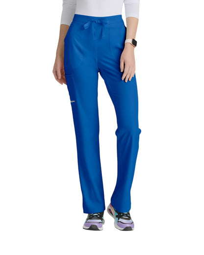 Pantalon médical dame à jambe droite, taille mi-haute, avec 3 poches SKECHERS SK201X (2XL &+)