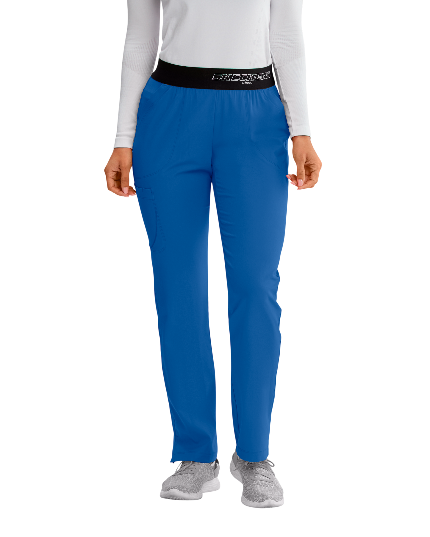 Pantalon médical dame Breeze à jambe droite, taille mi-haute, avec 3 poches SKECHERS SK202
