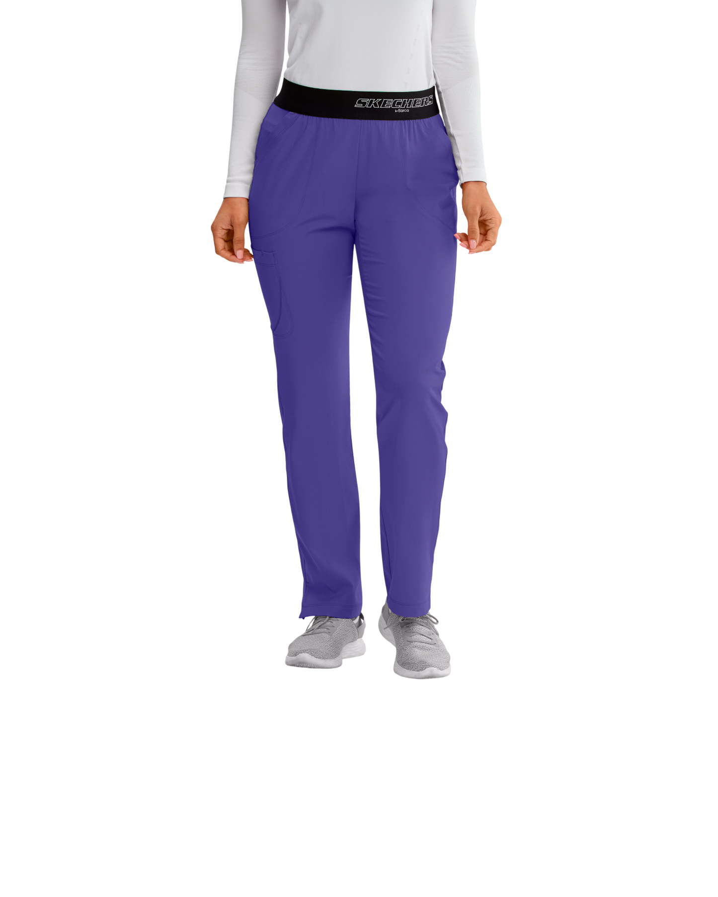 Pantalon médical dame Breeze à jambe droite, taille mi-haute, avec 3 poches SKECHERS SK202