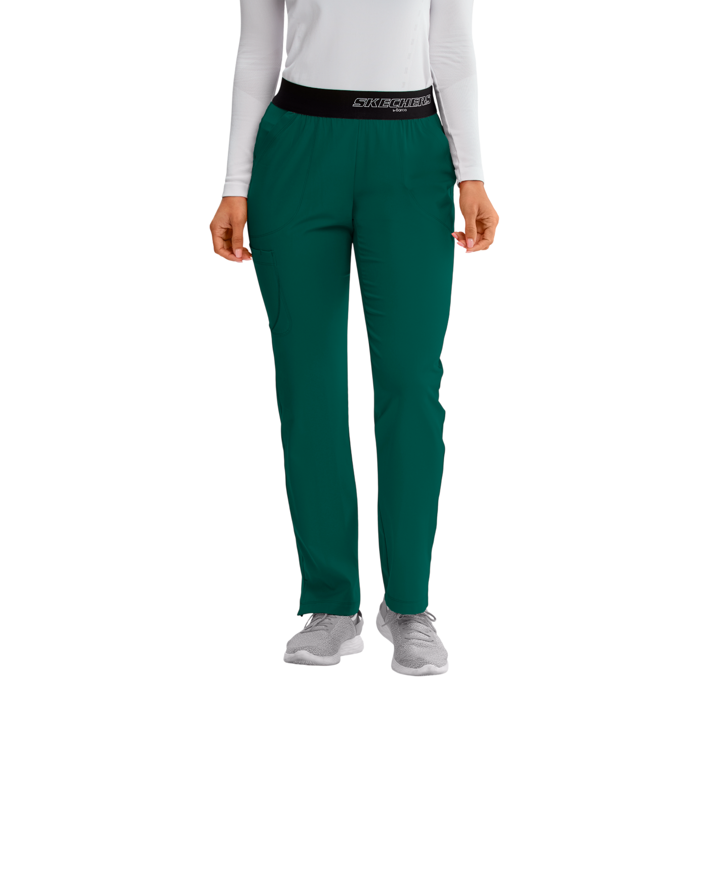 Pantalon médical dame Breeze à jambe droite, taille mi-haute, avec 3 poches SKECHERS SK202