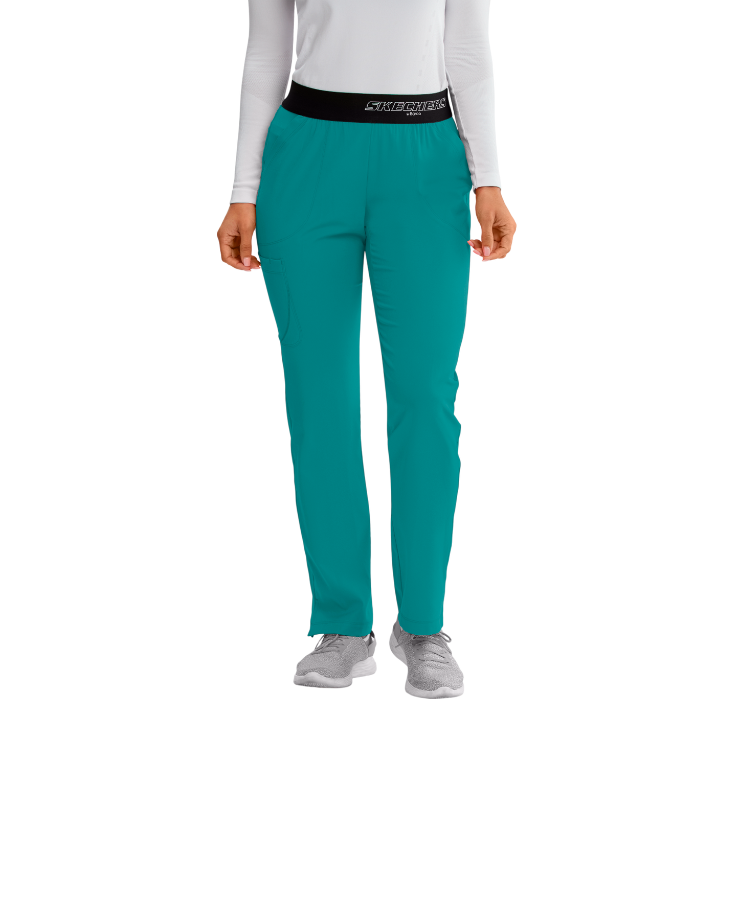 Pantalon médical dame Breeze à jambe droite, taille mi-haute, avec 3 poches SKECHERS SK202