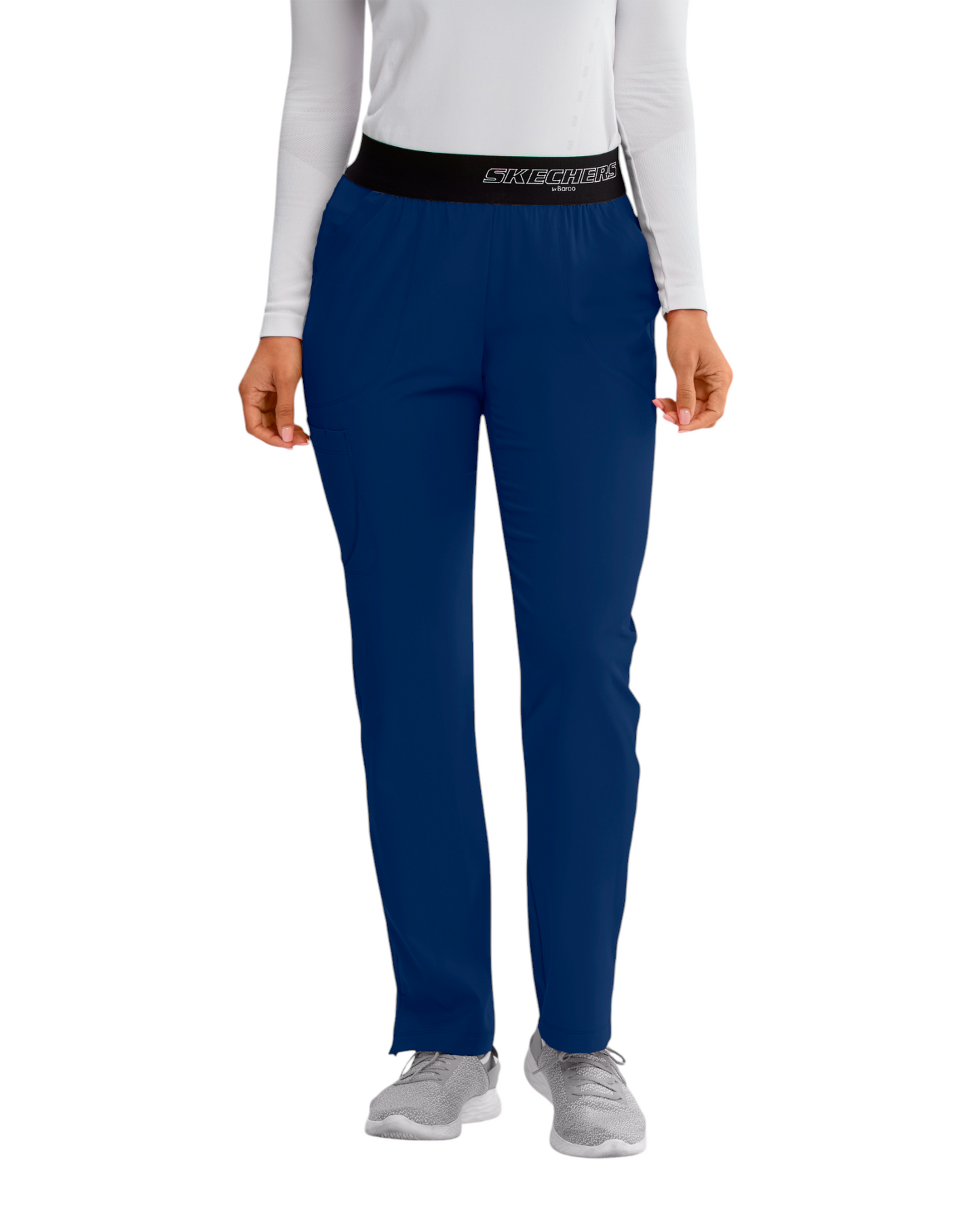 Women's Breeze Medical Pants with Straight Leg, Mid-Rise Waist, and 3 Pockets SKECHERS SK202X