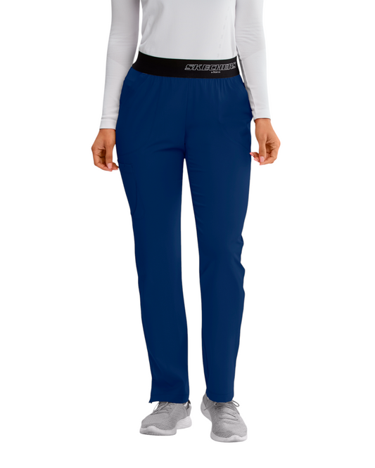 Women's Breeze Medical Pants with Straight Leg, Mid-Rise Waist, and 3 Pockets SKECHERS SK202