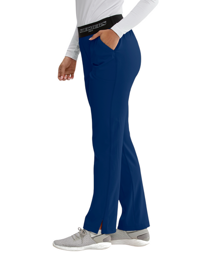 Women's Breeze Medical Pants with Straight Leg, Mid-Rise Waist, and 3 Pockets SKECHERS SK202X