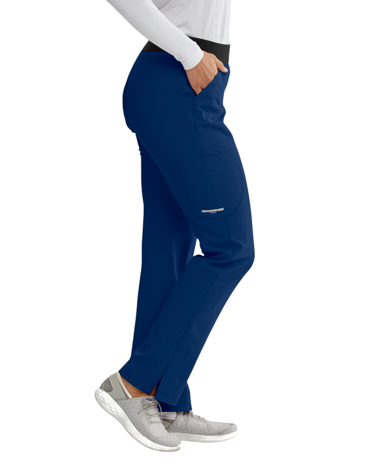 Women's Breeze Medical Pants with Straight Leg, Mid-Rise Waist, and 3 Pockets SKECHERS SK202X