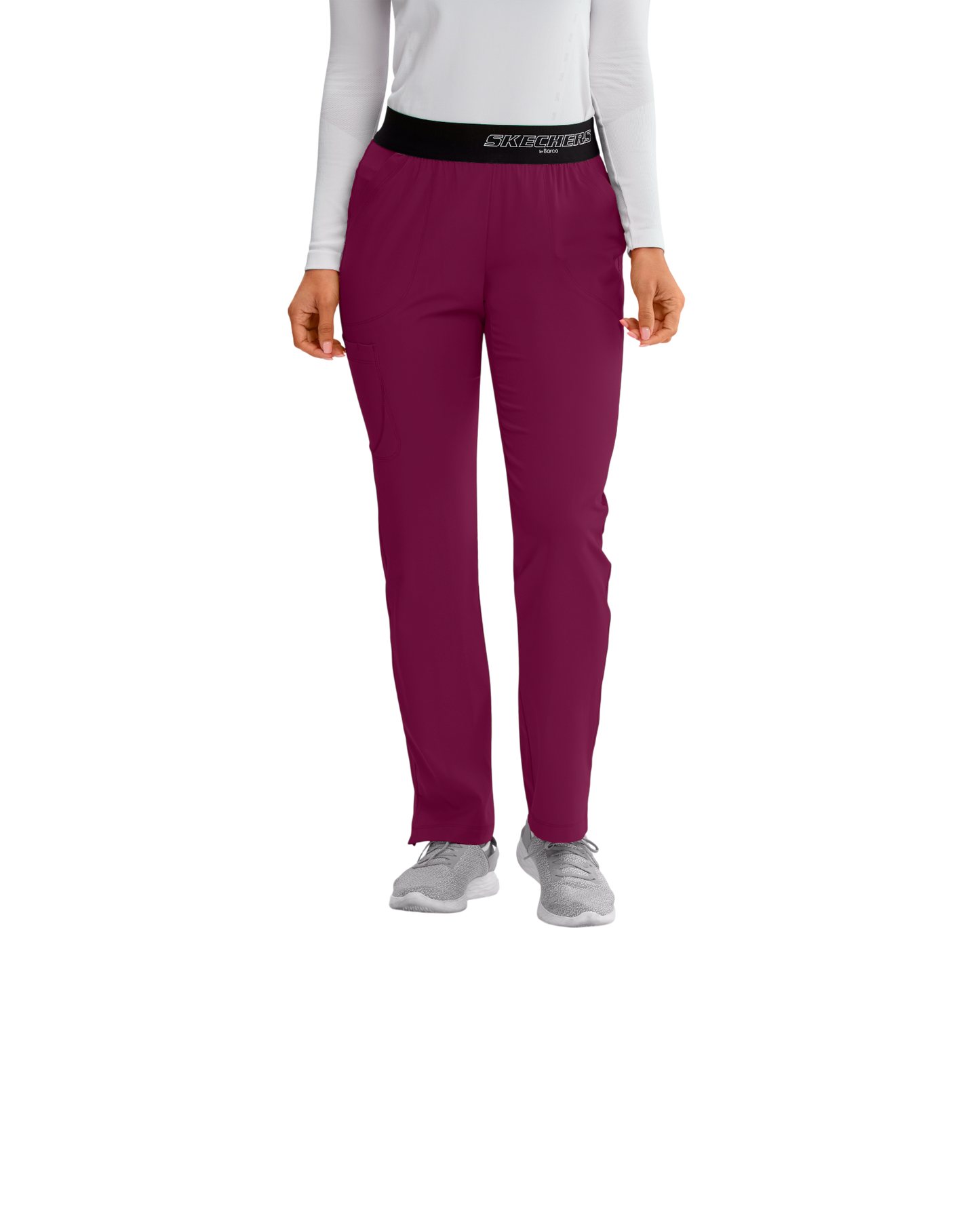 Pantalon médical dame Breeze à jambe droite, taille mi-haute, avec 3 poches SKECHERS SK202