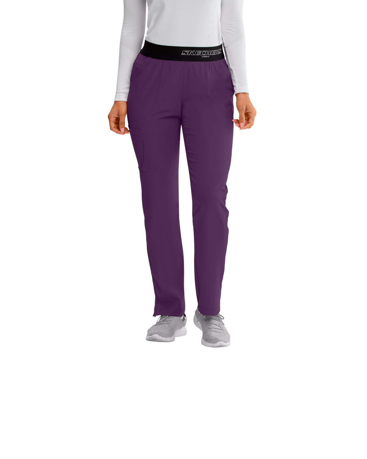 Women's Breeze Medical Pants with Straight Leg, Mid-Rise Waist