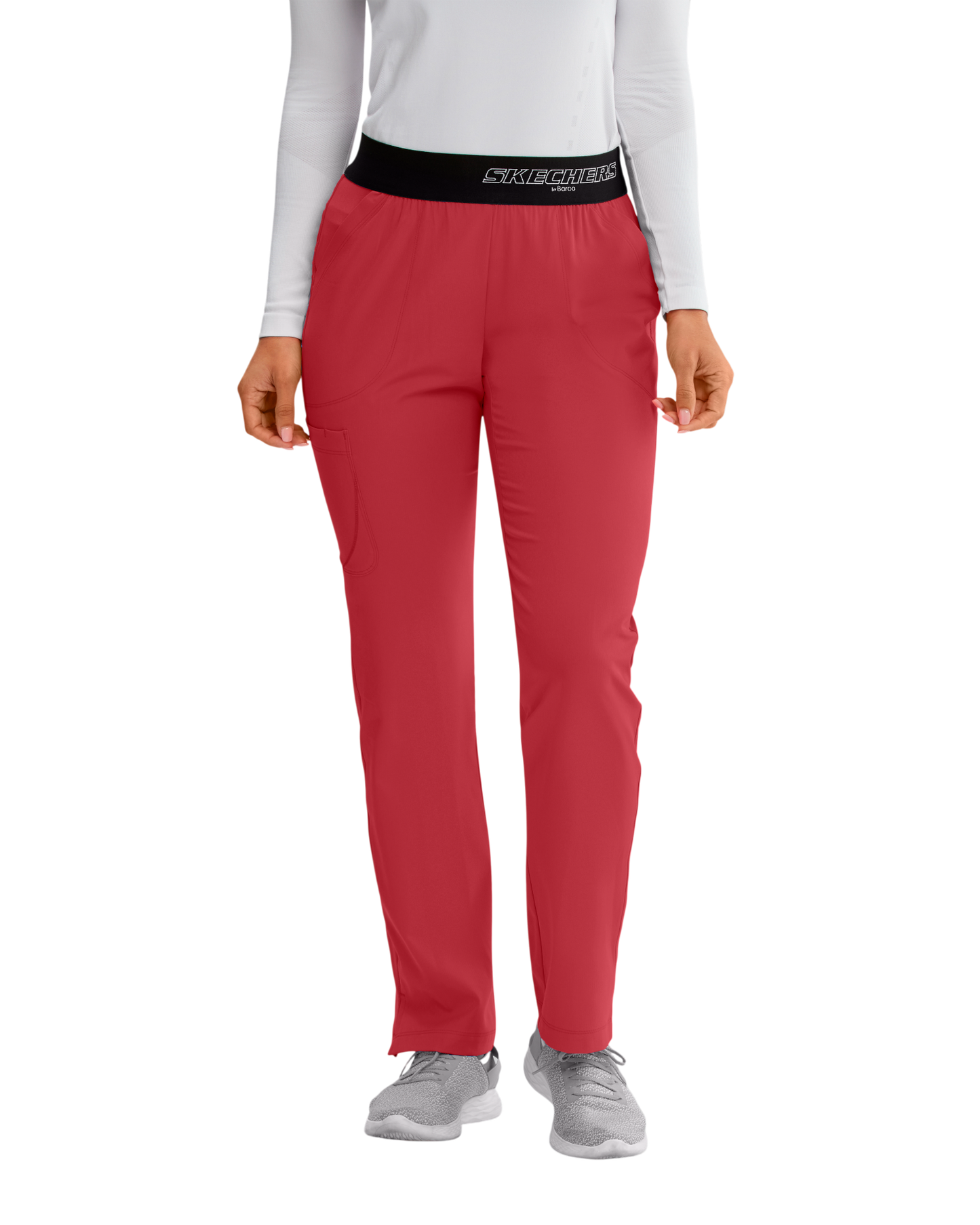 Pantalon médical dame Breeze à jambe droite, taille mi-haute, avec 3 poches SKECHERS SK202