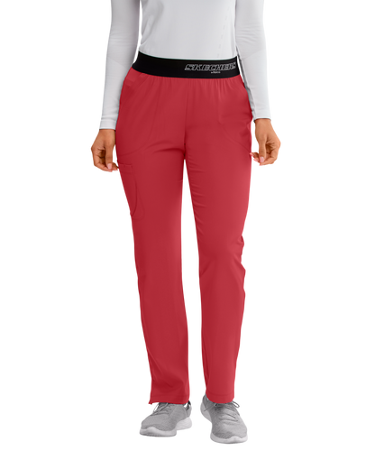 Pantalon médical dame Breeze à jambe droite, taille mi-haute, avec 3 poches SKECHERS SK202