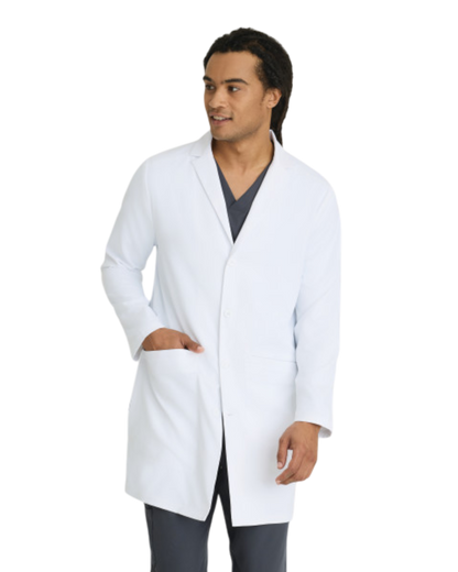 Sarrau de laboratoire Skechers pour homme, 3 poches, 36 po, 4 boutons #SKC969X