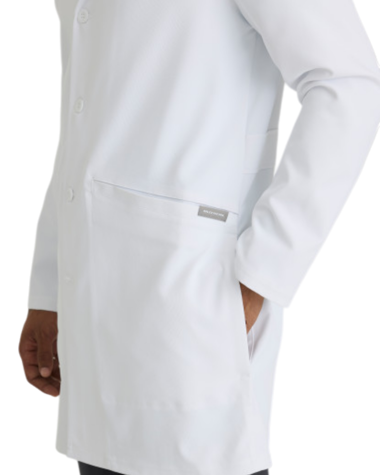 Sarrau de laboratoire Skechers pour homme, 3 poches, 36 po, 4 boutons #SKC969X