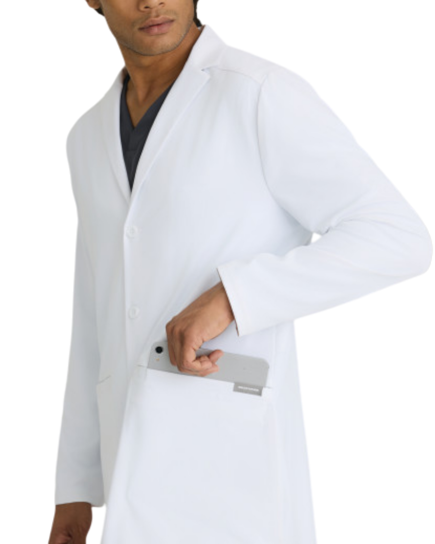 Sarrau de laboratoire Skechers pour homme, 3 poches, 36 po, 4 boutons #SKC969X