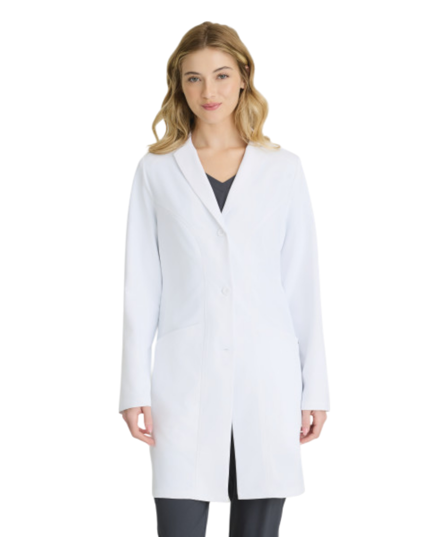 Skechers women's 3 pocket 36" 4-button lab coat #SKC970