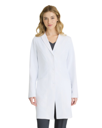 Skechers women's 3 pocket 36" 4-button lab coat #SKC970