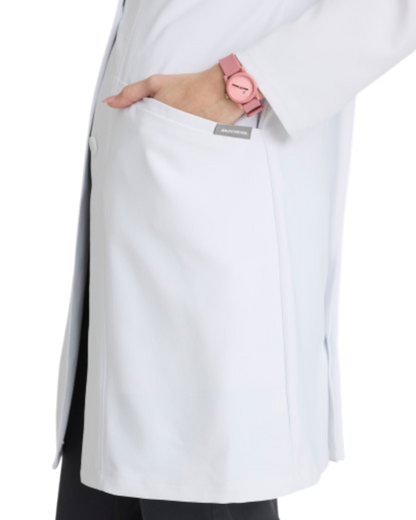 Skechers women's 3 pocket 36" 4-button lab coat #SKC970