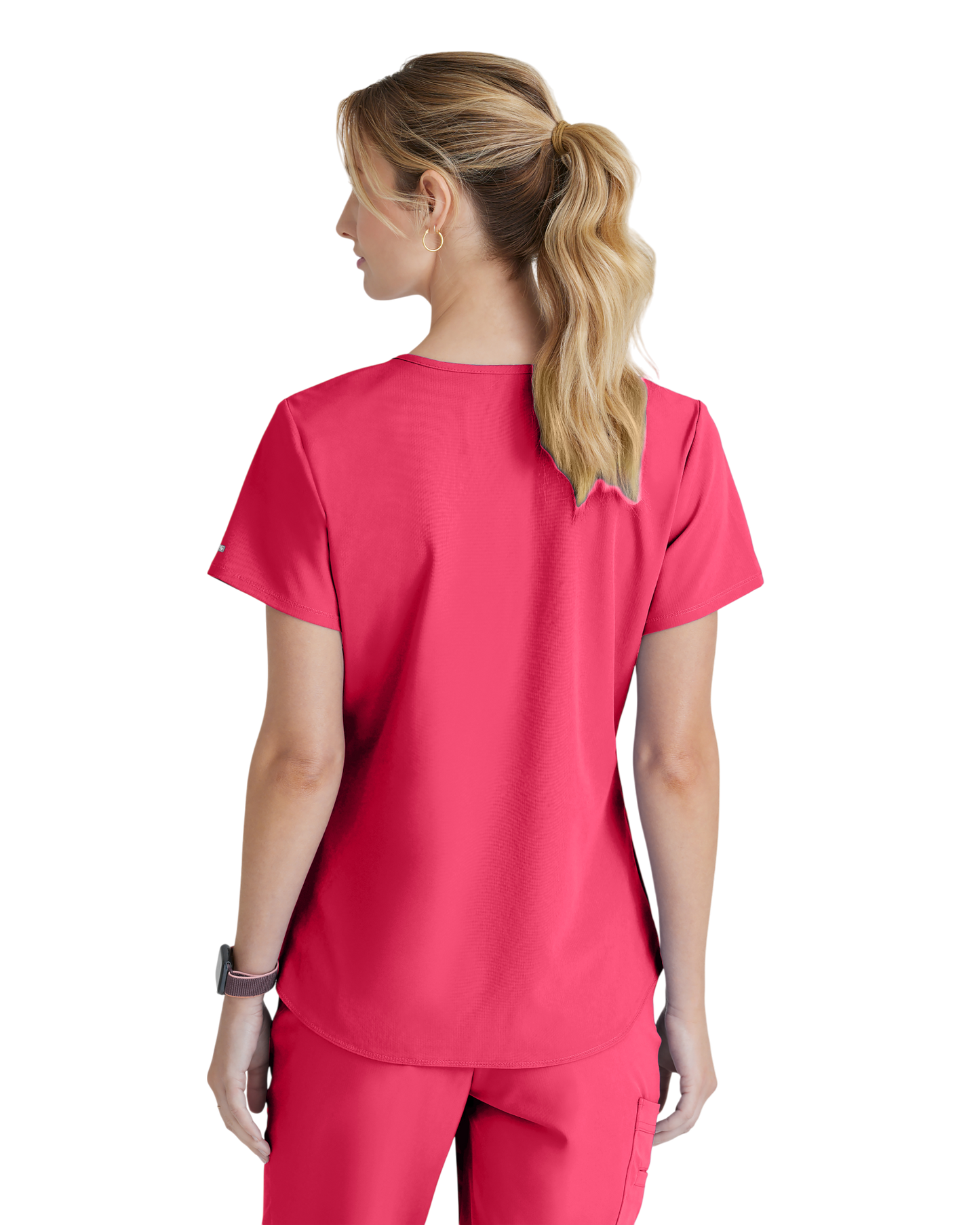 Women's Medical Uniform Top with 3 Pockets and Curved V-Neck Breeze SKECHERS SK101