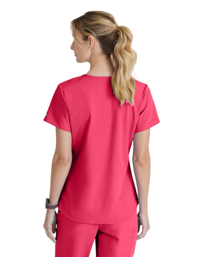 Women's Medical Uniform Top with 3 Pockets and Curved V-Neck Breeze SKECHERS SK101