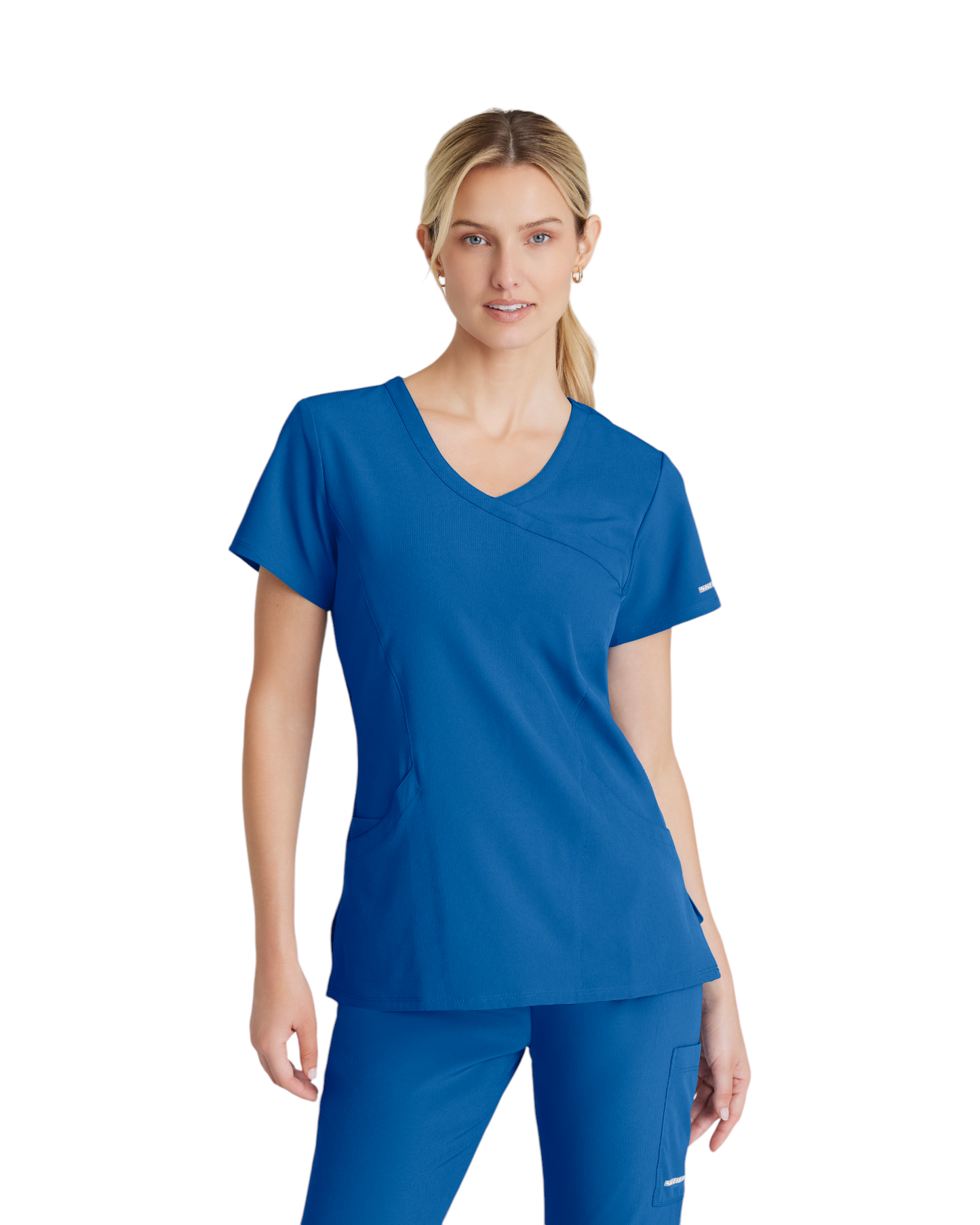 Women's Uniform Top with Crossover V-Neck and 3 Pockets Reliance SKECHERS SK102X