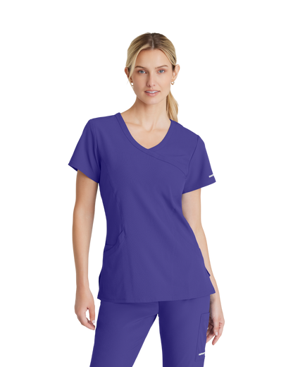 Haut d'uniforme dame à encolure croisée en V avec 3 poches Reliance SKECHERS SK102