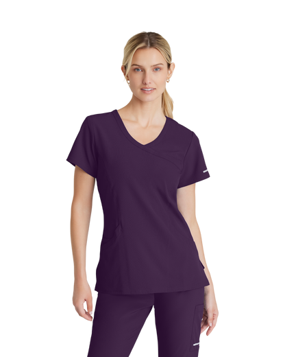 Haut d'uniforme dame à encolure croisée en V avec 3 poches Reliance SKECHERS SK102