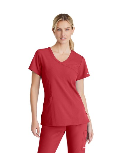 Haut d'uniforme dame à encolure croisée en V avec 3 poches Reliance SKECHERS SK102X
