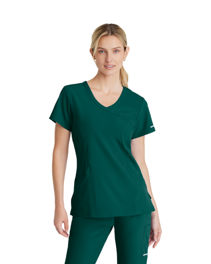 Haut d'uniforme dame à encolure croisée en V avec 3 poches Reliance SKECHERS SK102