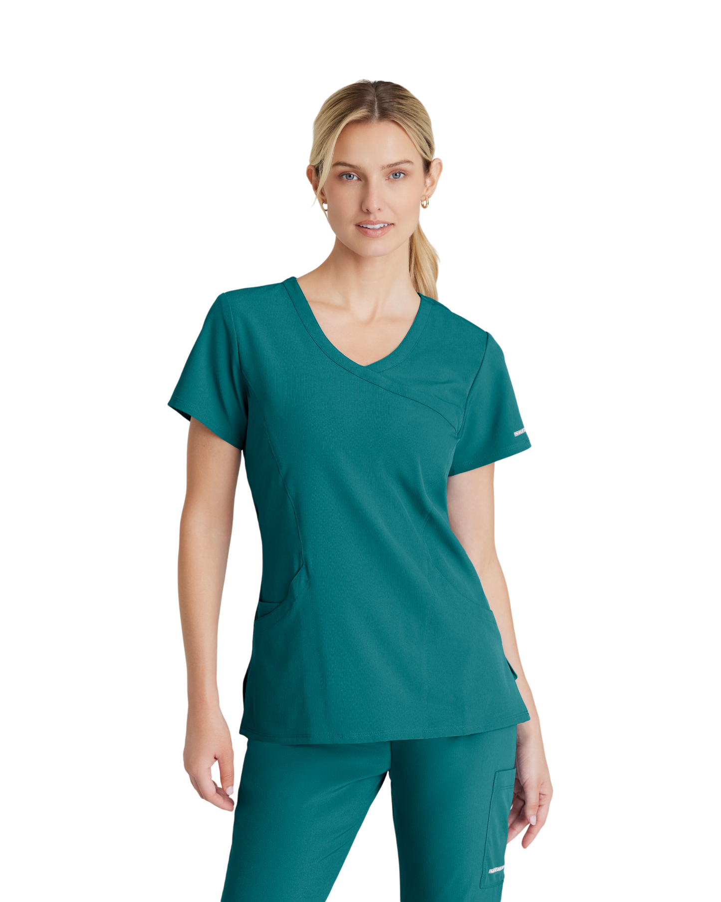 Haut d'uniforme dame à encolure croisée en V avec 3 poches Reliance SKECHERS SK102