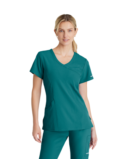 Haut d'uniforme dame à encolure croisée en V avec 3 poches Reliance SKECHERS SK102