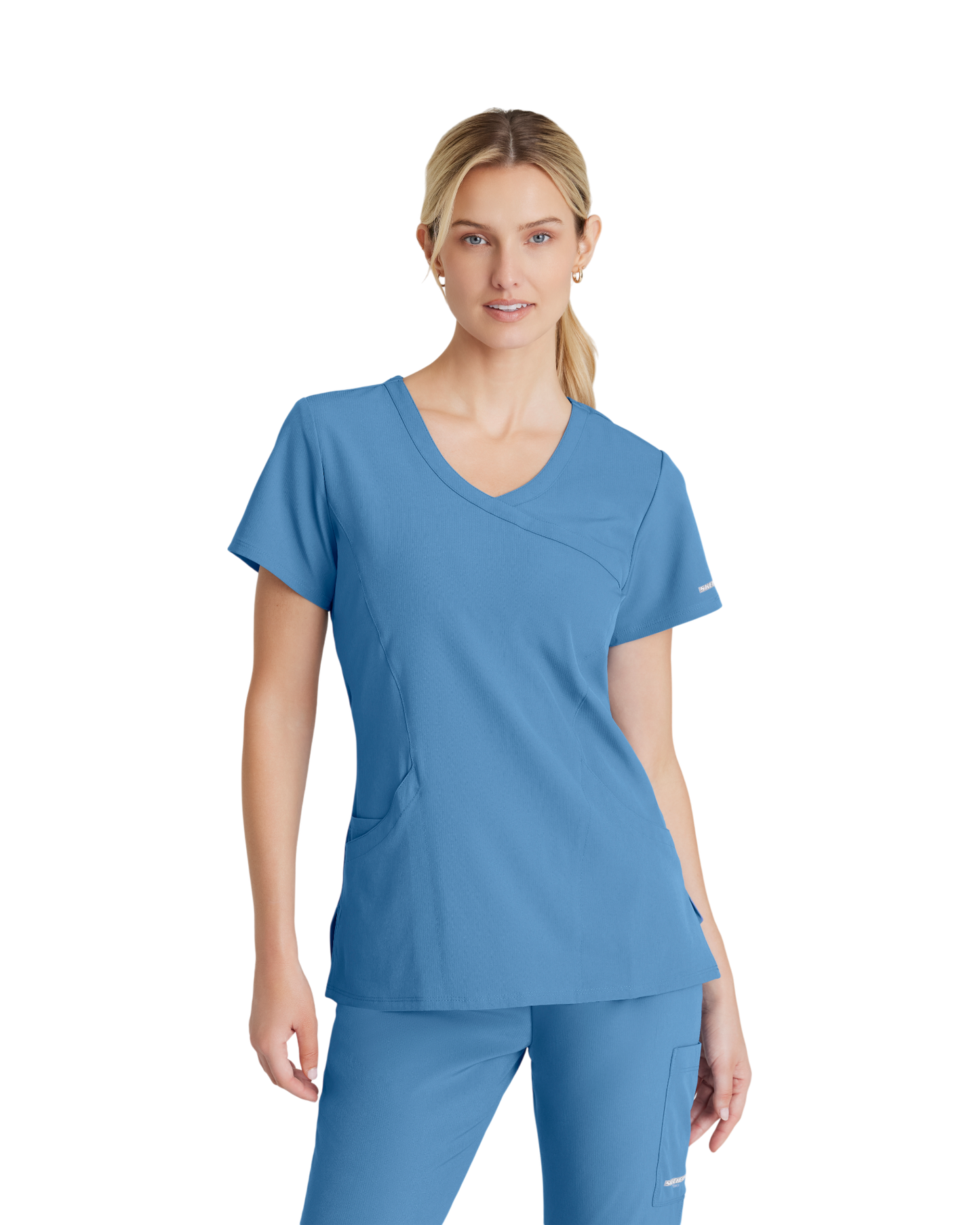 Haut d'uniforme dame à encolure croisée en V avec 3 poches Reliance SKECHERS SK102