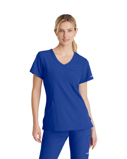 Haut d'uniforme dame à encolure croisée en V avec 3 poches Reliance SKECHERS SK102