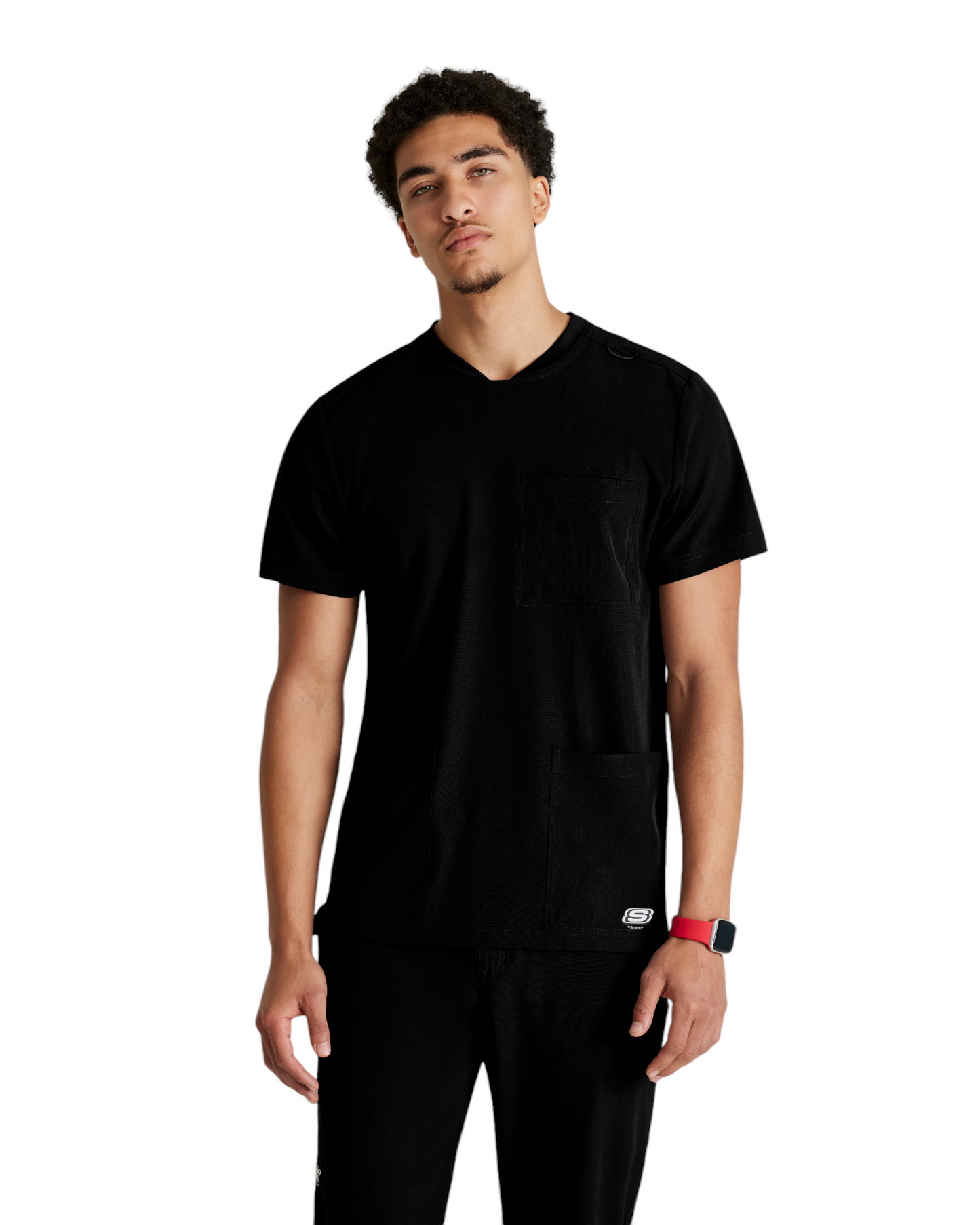 Men's Round Neck Uniform Top with 3 Pockets Thesis Skechers™ by Barco SKT193X