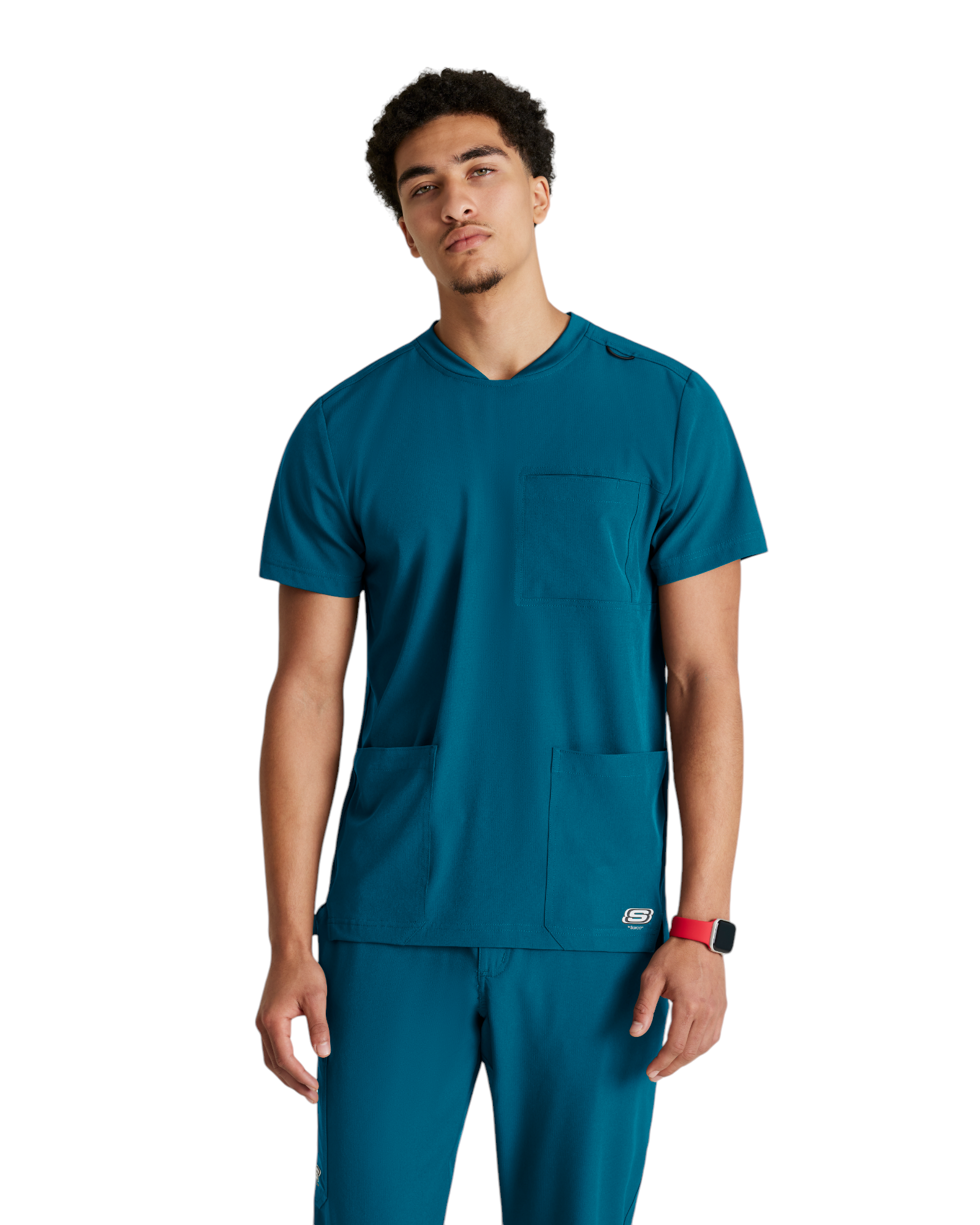 Men's Round Neck Uniform Top with Pockets Thesis Skechers™ by Barco SKT193