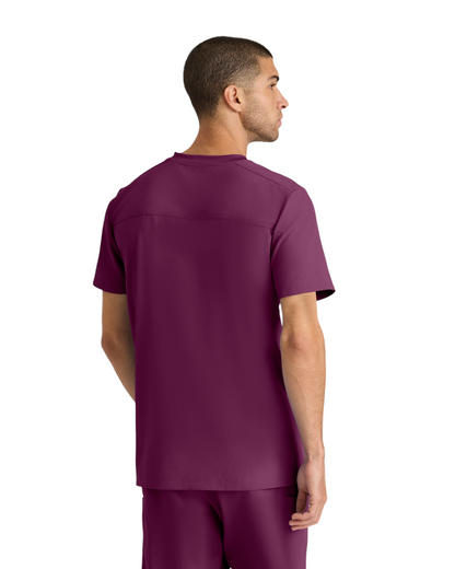 Men's Round Neck Uniform Top with 3 Pockets Thesis Skechers™ by Barco SKT193X