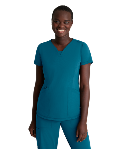 Skechers women's Serene sweetheart neckline top #SKT220