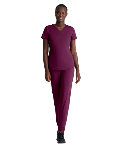 Skechers women's Serene sweetheart neckline top #SKT220