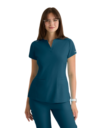 Haut à col lanières et 2 poches Skechers Coast pour femme  #SKT259X (2XL&+)