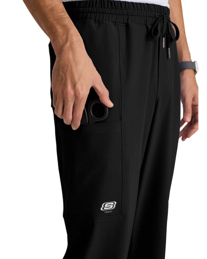 Pantalon droit à 5 poches et taille élastique Skechers pour homme #SKP718X (2XL &+)
