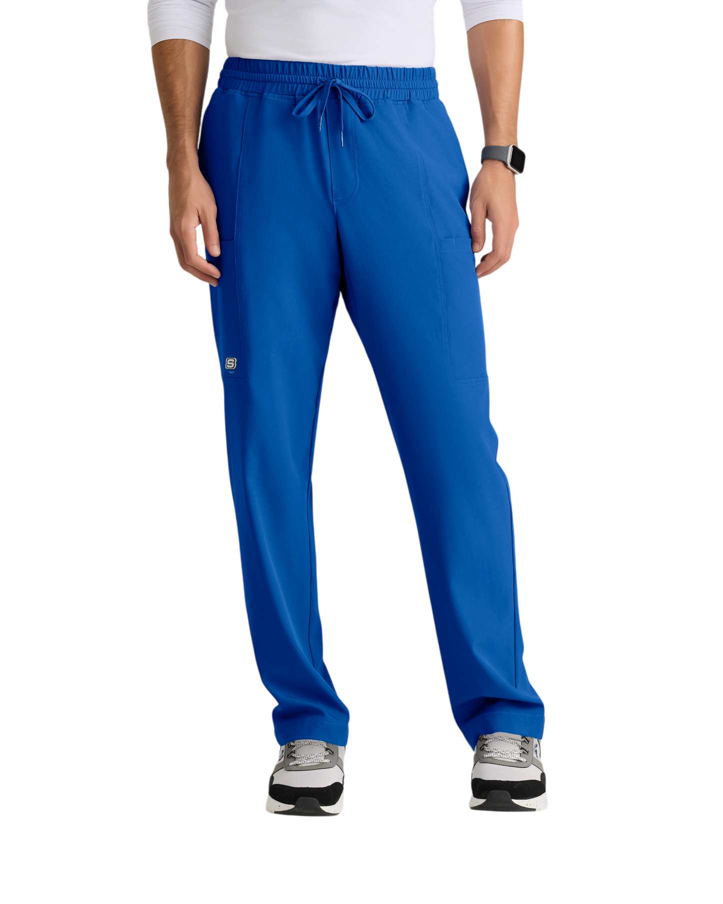 Pantalon droit à 5 poches et taille élastique Skechers pour homme #SKP718